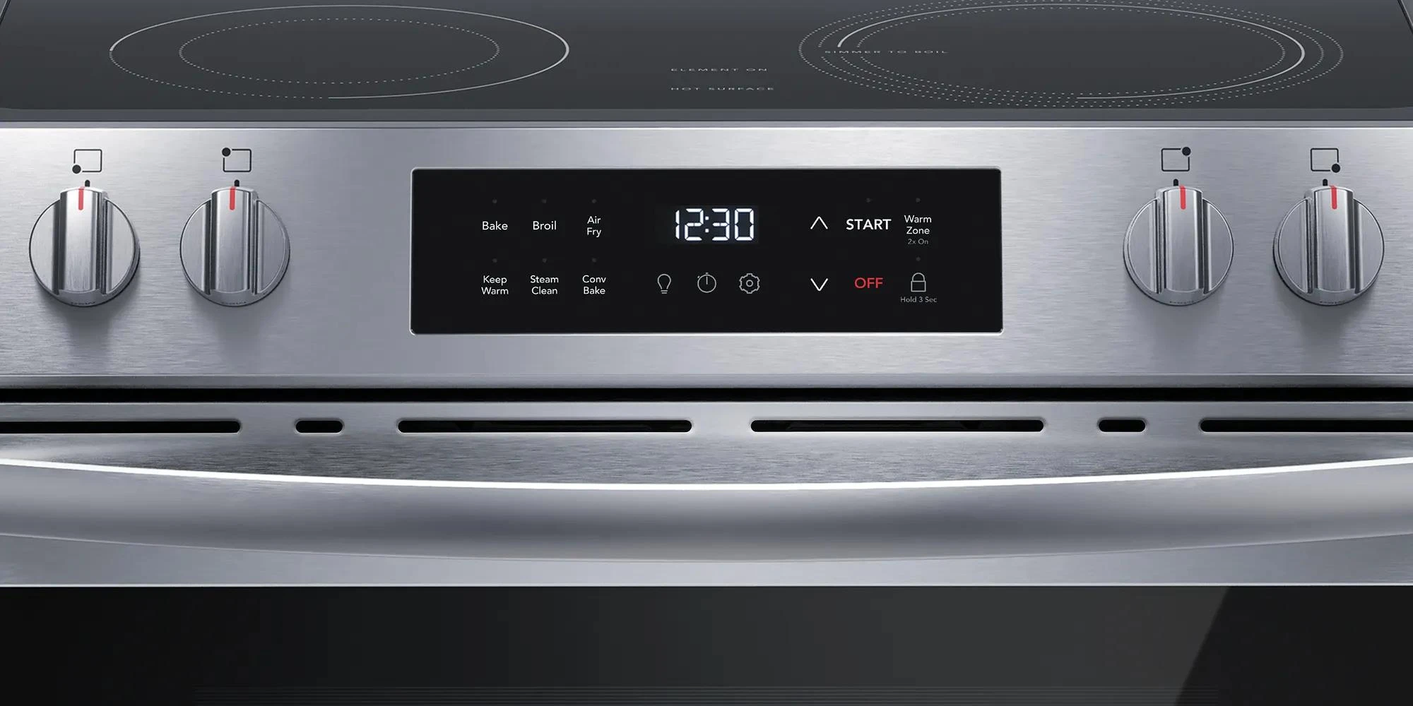 30" Front Control Electric Range view 5