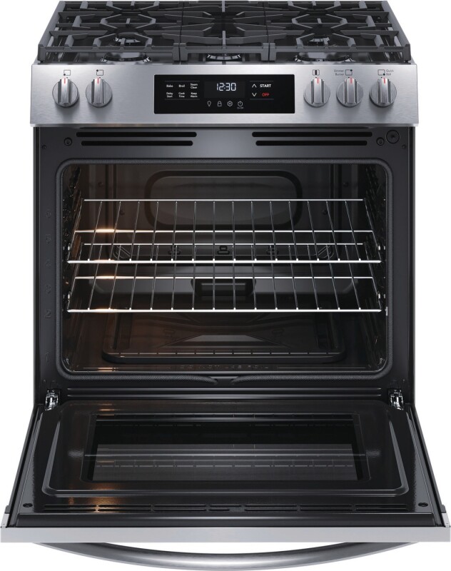 30" Gas Range with Steam Clean view 2