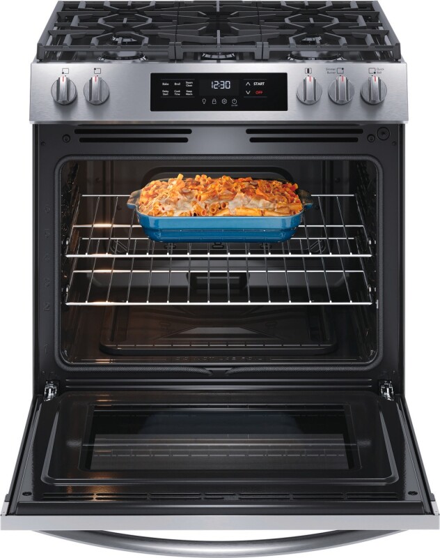 30" Gas Range with Steam Clean view 3