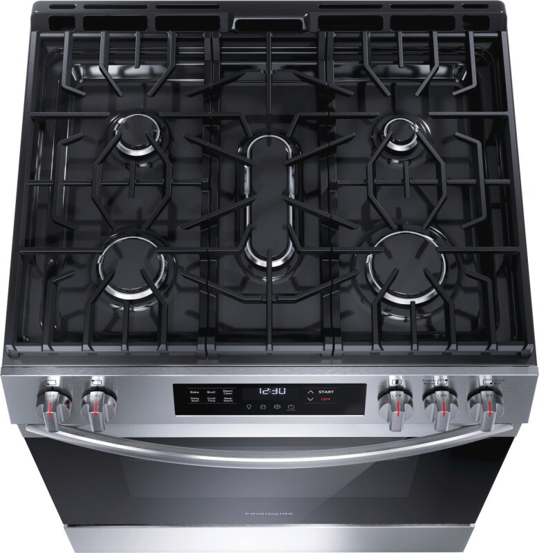 30" Gas Range with Steam Clean view 4