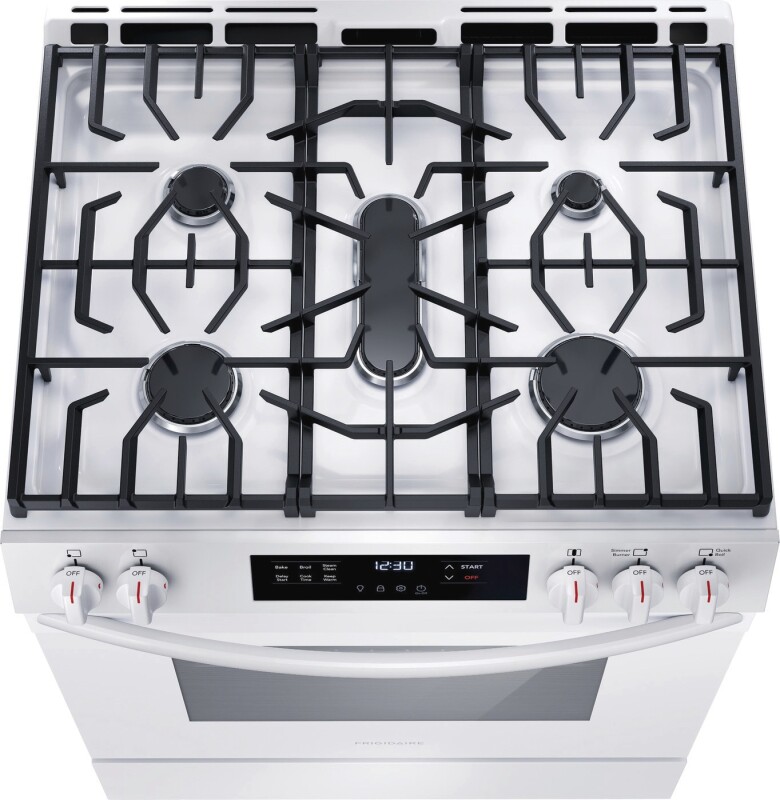 30" Gas Range with Steam Clean view 6