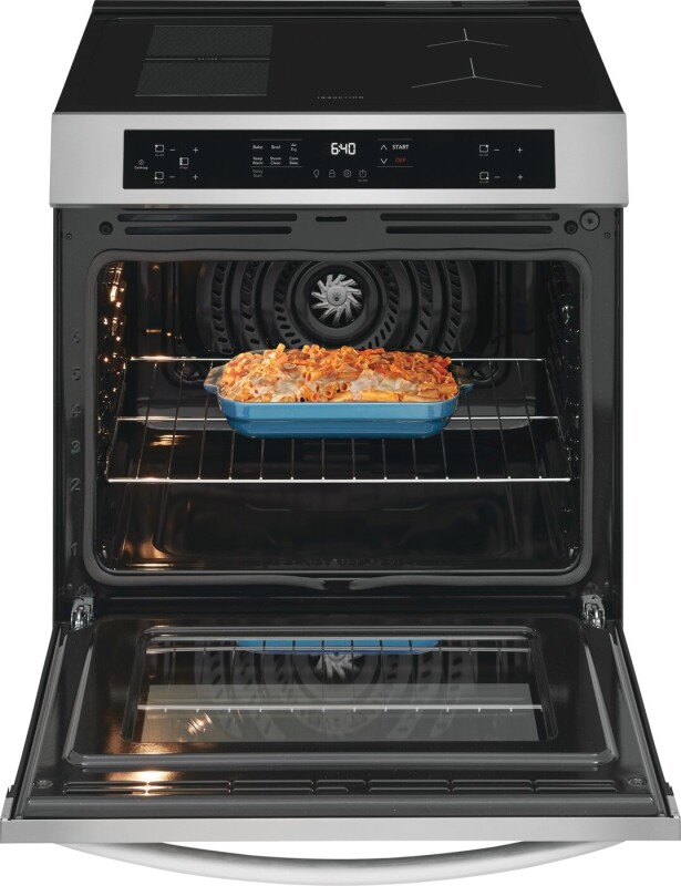 30" Front Control Induction Range with Air Fry view 3