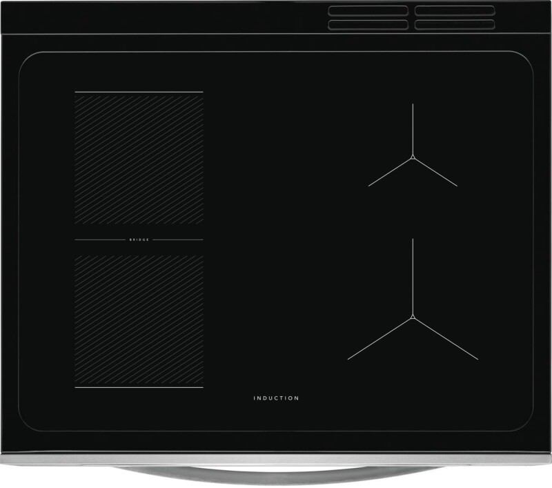 30" Front Control Induction Range with Air Fry view 4