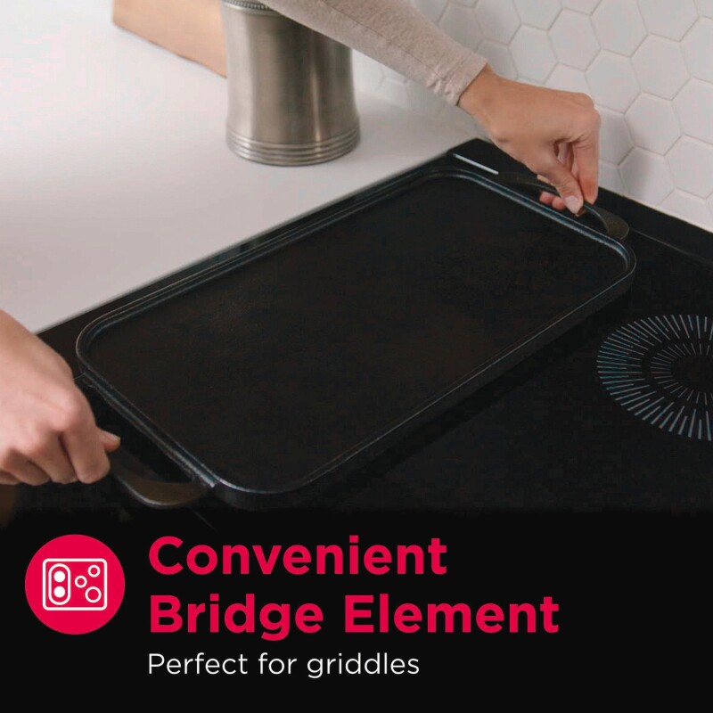 30" Front Control Induction Range with Convection Bake view 14
