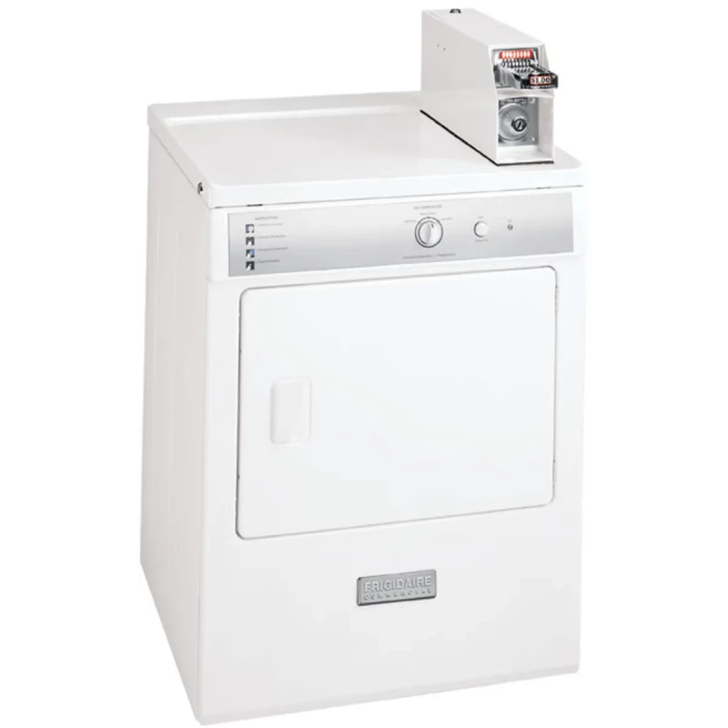 27 Inch Coin Operated Commercial Gas Dryer with 5.7 Cu. Ft. Capacity FCGD3000ES