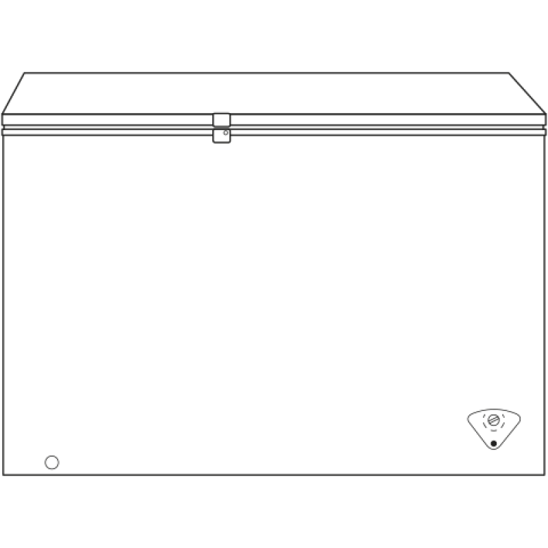 10.6 Cu. Ft. Manual Defrost Chest Freezer FCM11PHWW, product image 6 of 7