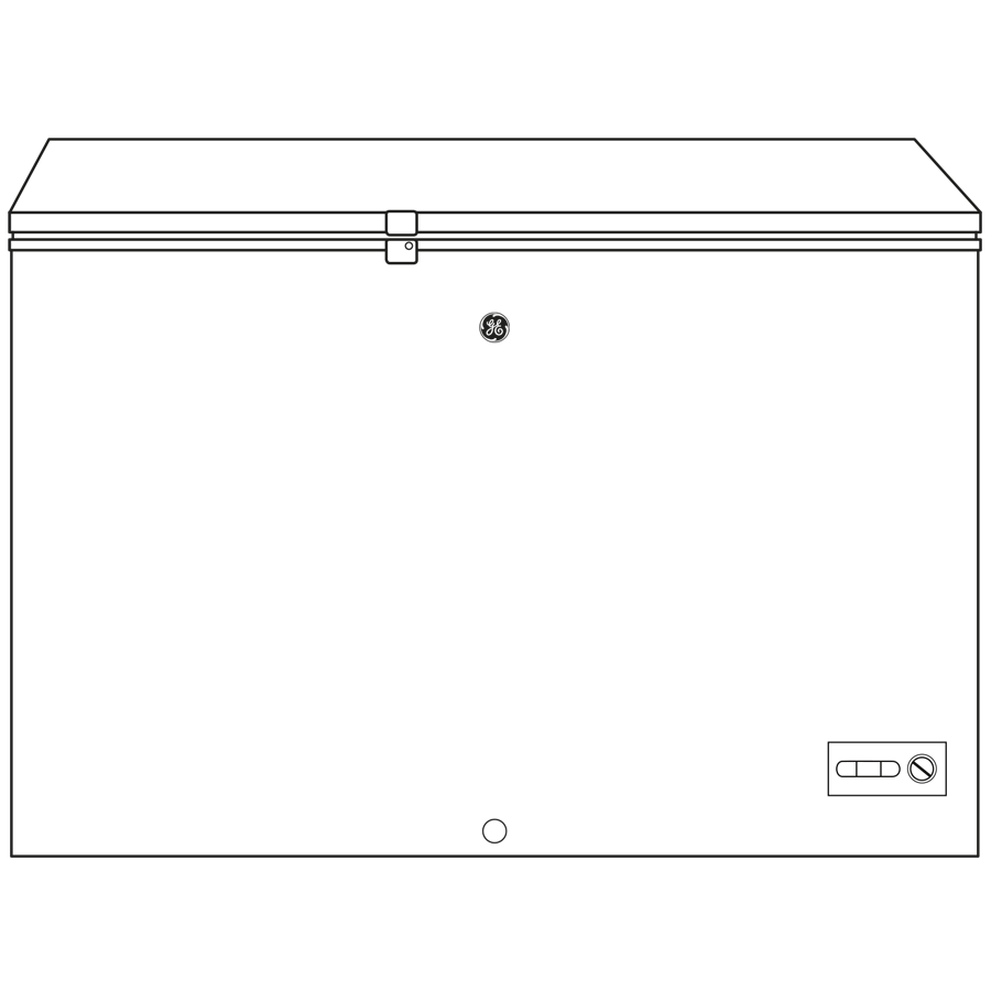 10.7 Cu. Ft. Manual Defrost Chest Freezer view 3