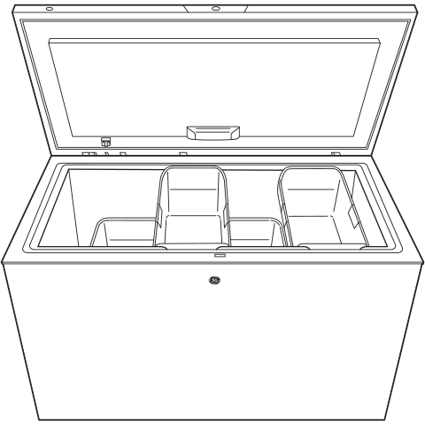15.6 Cu. Ft. Manual Defrost Chest Freezer FCM16DJWW, product image 7 of 8
