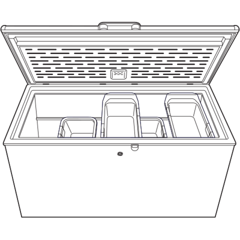 15.7 Cu. Ft. Manual Defrost Chest Freezer view 3