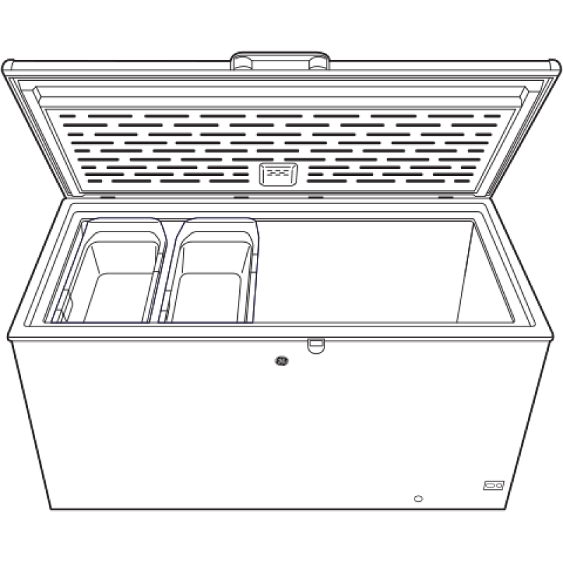 15.7 Cu. Ft. Manual Defrost Chest Freezer view 9