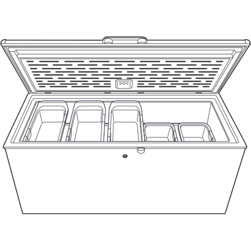 21.7 Cu. Ft. Manual Defrost Chest Freezer view 14