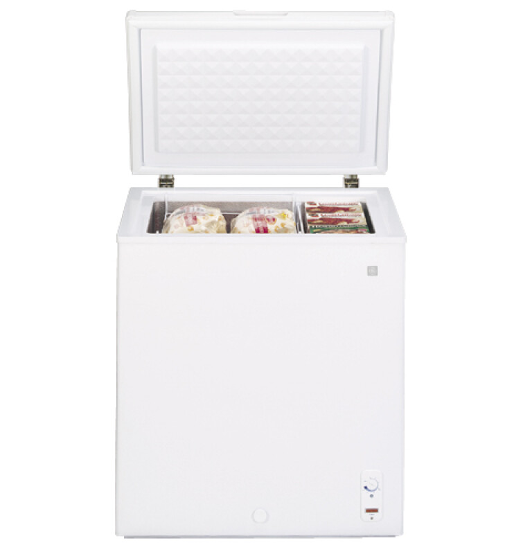 GE 5.0 Cu. Ft. Manual Defrost Chest Freezer White FCM5HDMWH Picture 1