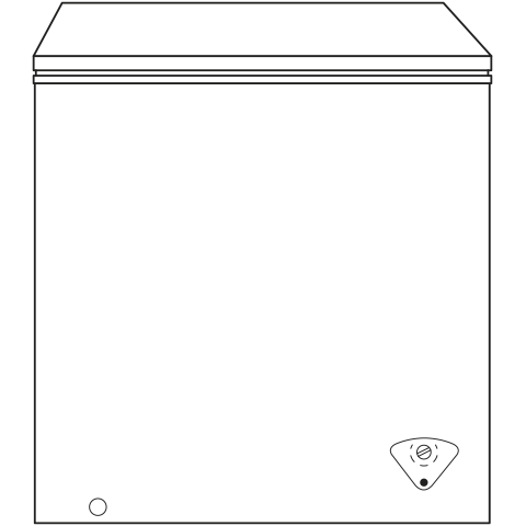 5.1 Cu. Ft. Manual Defrost Chest Freezer view 6