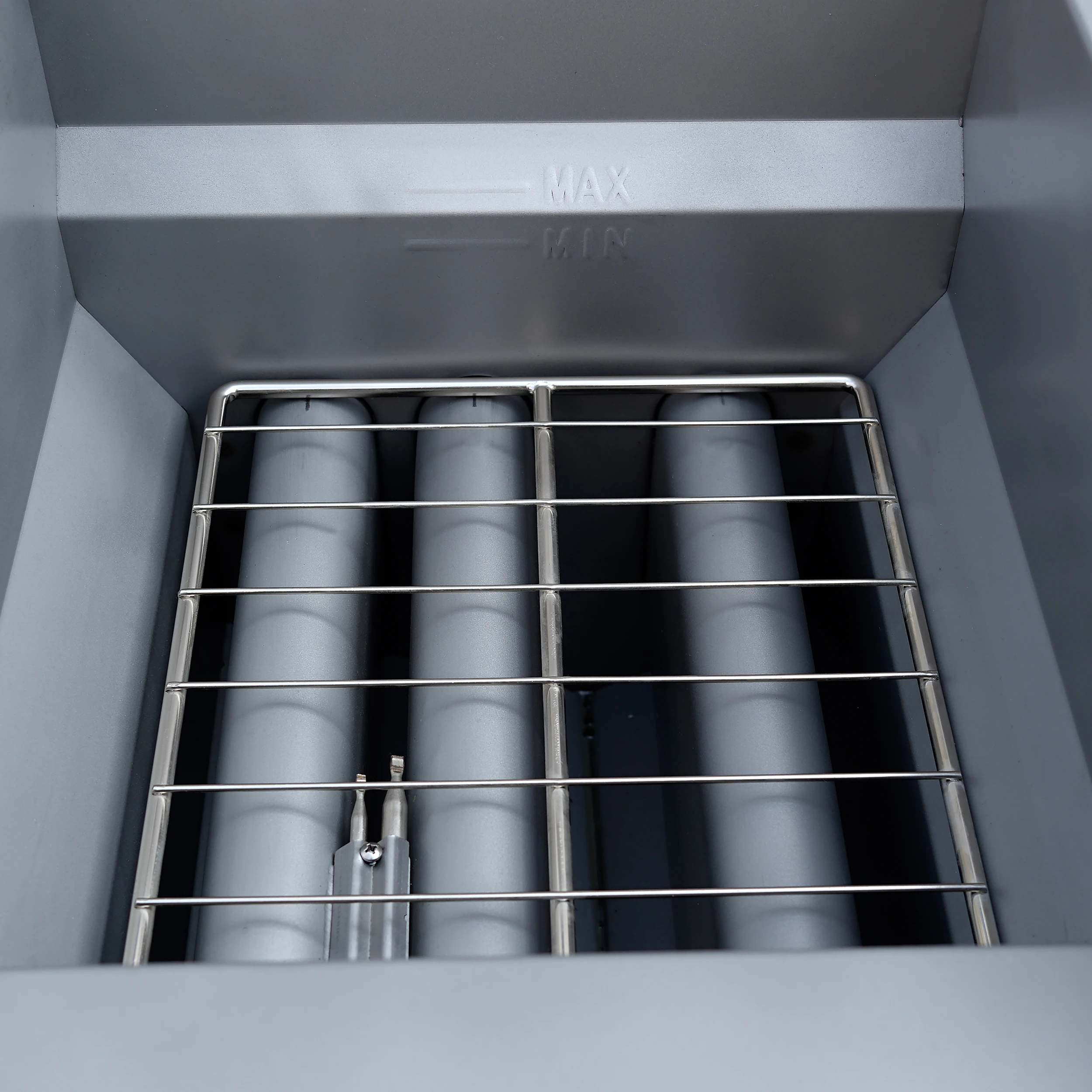 Commerciale Natural Gas Deep Fryer, 4 Burners 120,000 BTU, 50 lbs Oil Capacity FCMGF0023