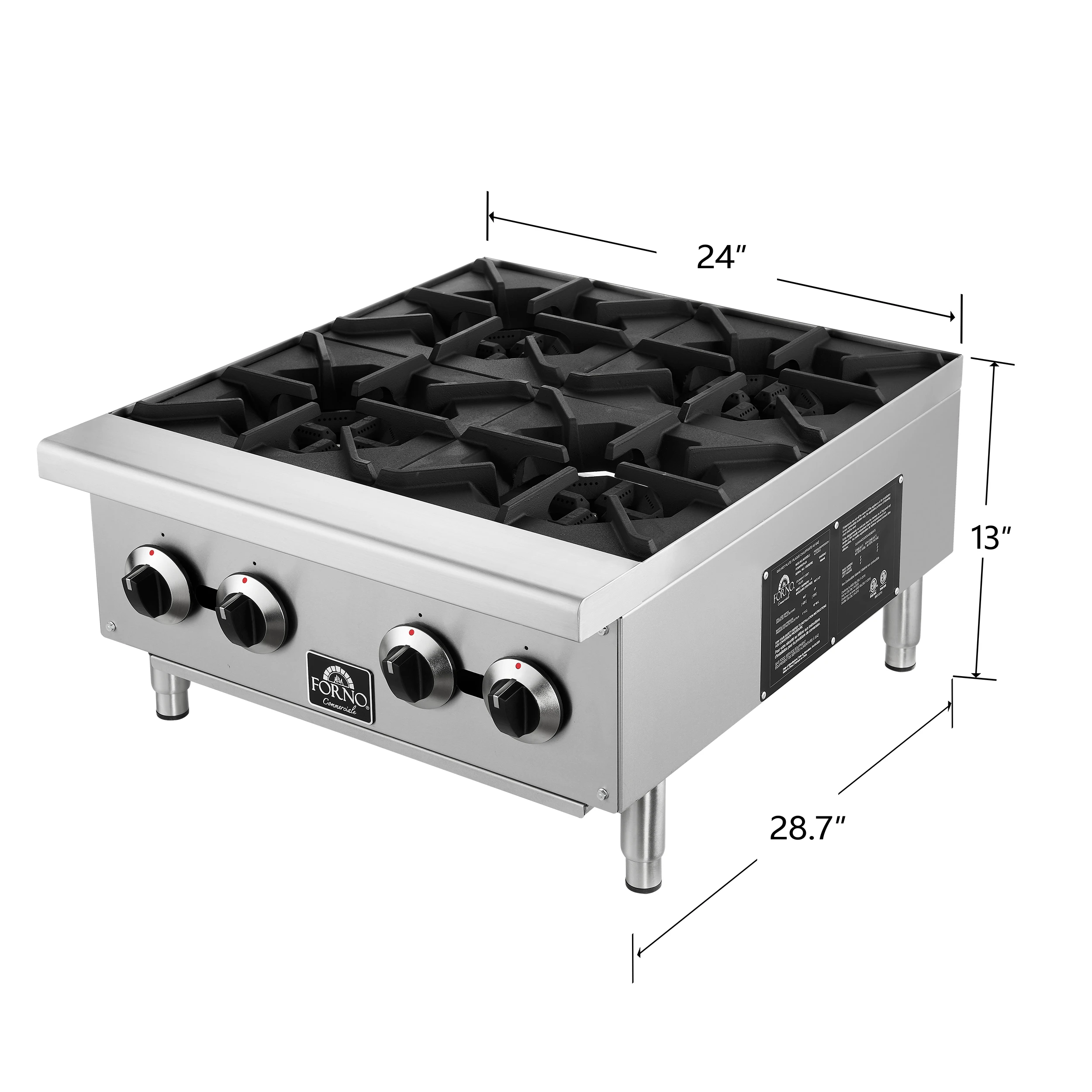 Commerciale 24 Inch Gas Hotplate FCMHP007924