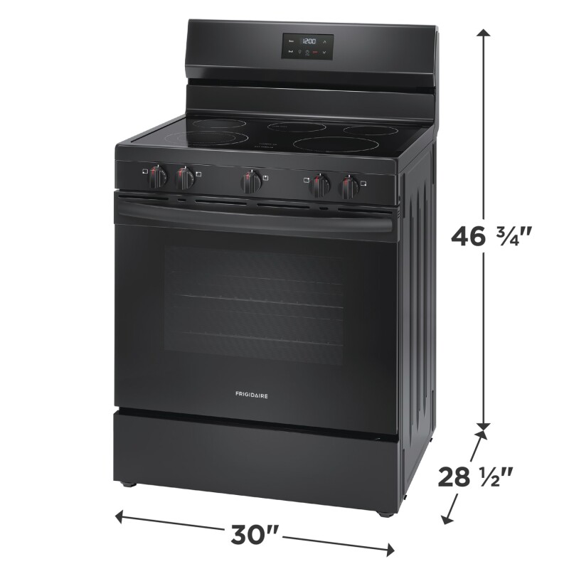 30" Electric Range view 5