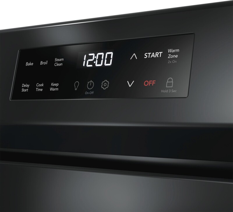 30" Electric Range with Steam Clean view 9