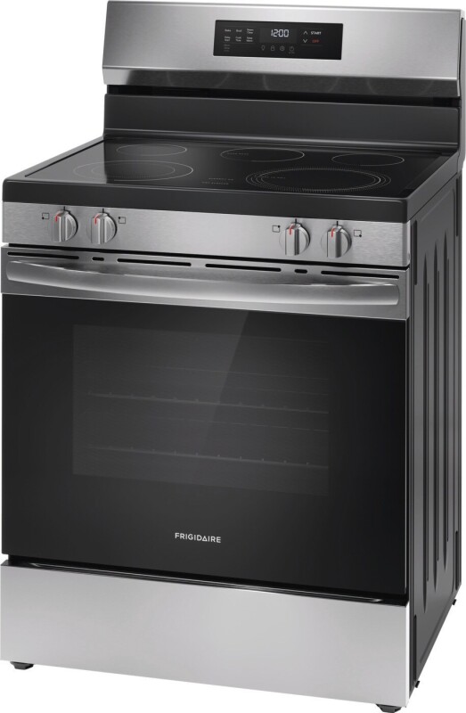 30" Electric Range with Steam Clean view 5