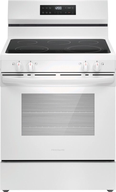 30" Electric Range with Steam Clean view 4