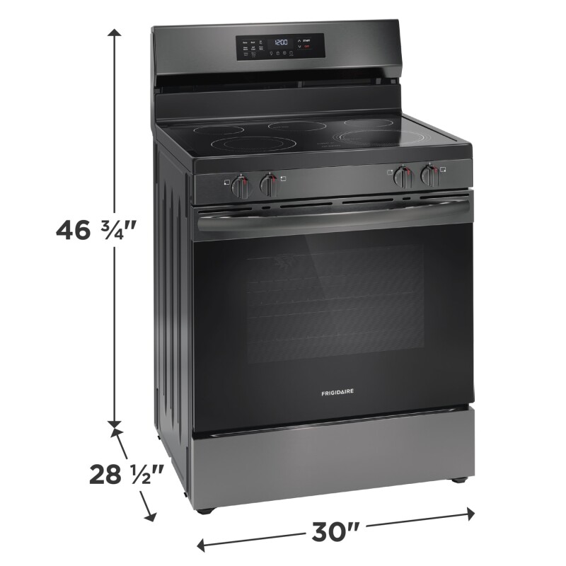 30" Electric Range with Air Fry view 4
