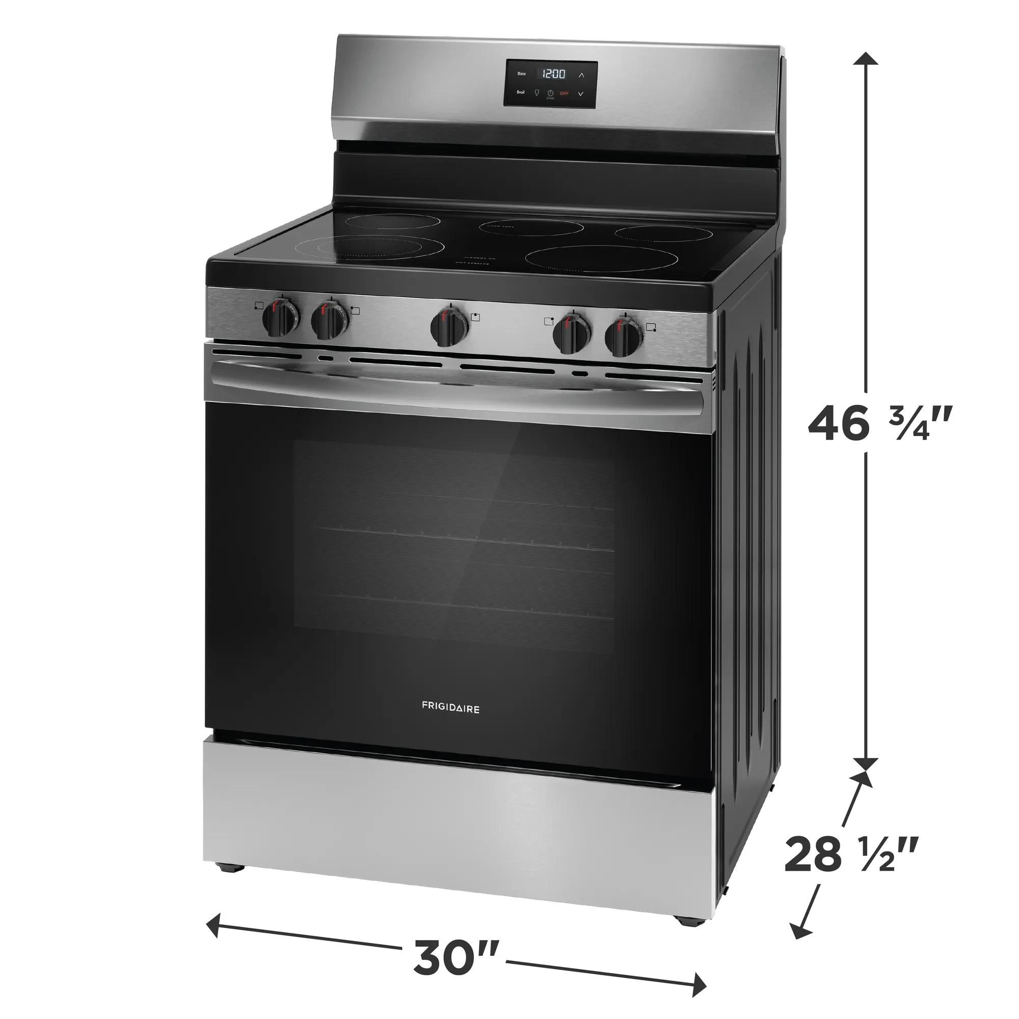 30" Electric Range FCREB052BS, product image 2 of 10