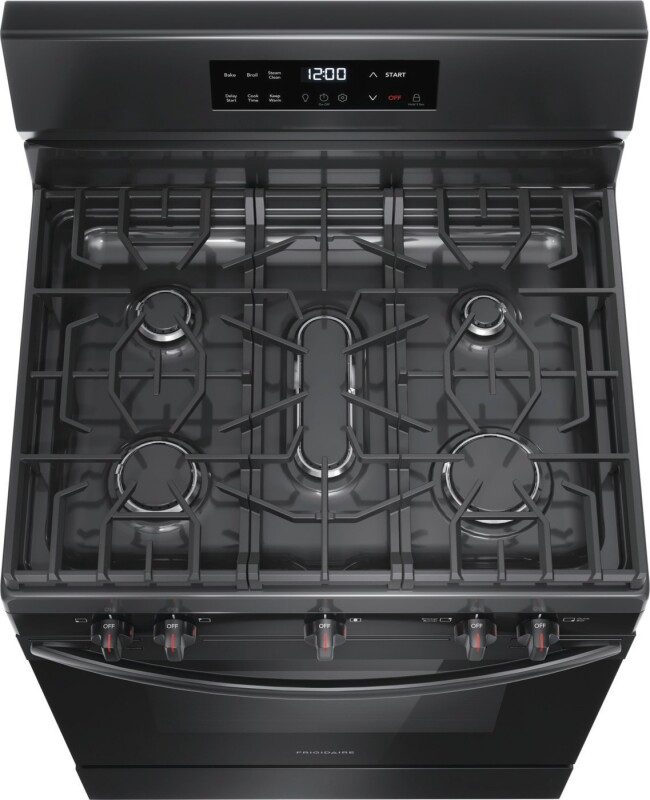 30" Gas Range with Steam Clean view 7