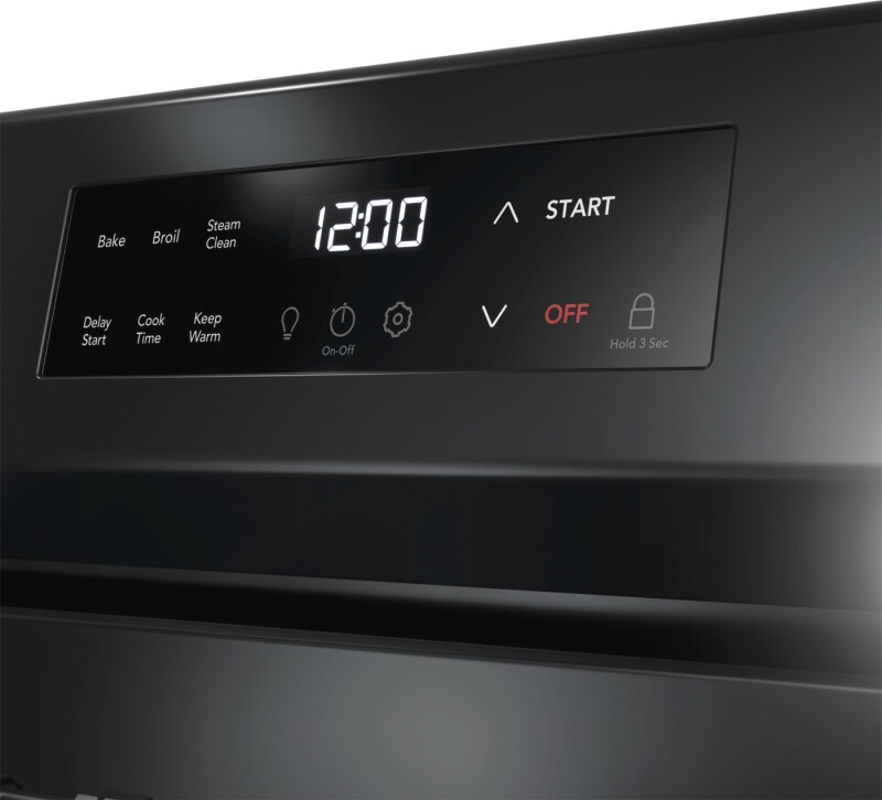 30" Gas Range with Steam Clean view 9