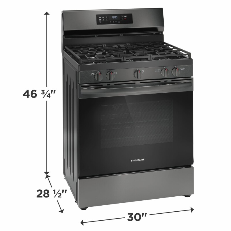 30" Gas Range with Air Fry view 7