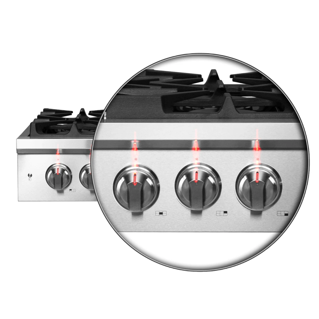 Spezia Alta Qualita 30-Inch Pro-Style Gas Rangetop, , 5 Sealed Burners, Continuous Cast Iron Grates, High Heat Output FCTGS575130