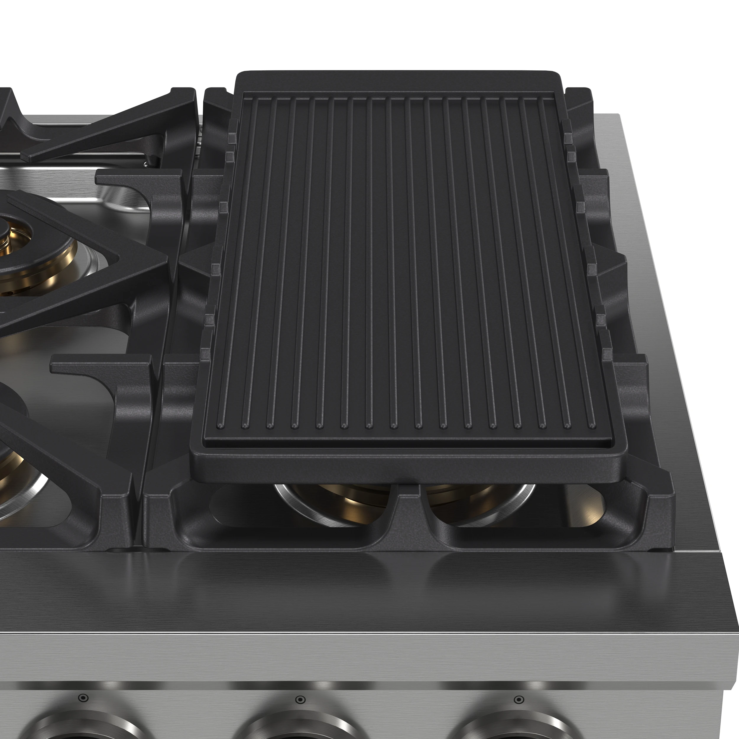 Spezia Alta Qualita 36-Inch Pro-Style Gas Rangetop, , 6 Sealed Burners, Continuous Cast Iron Grates, High Heat Output FCTGS575136
