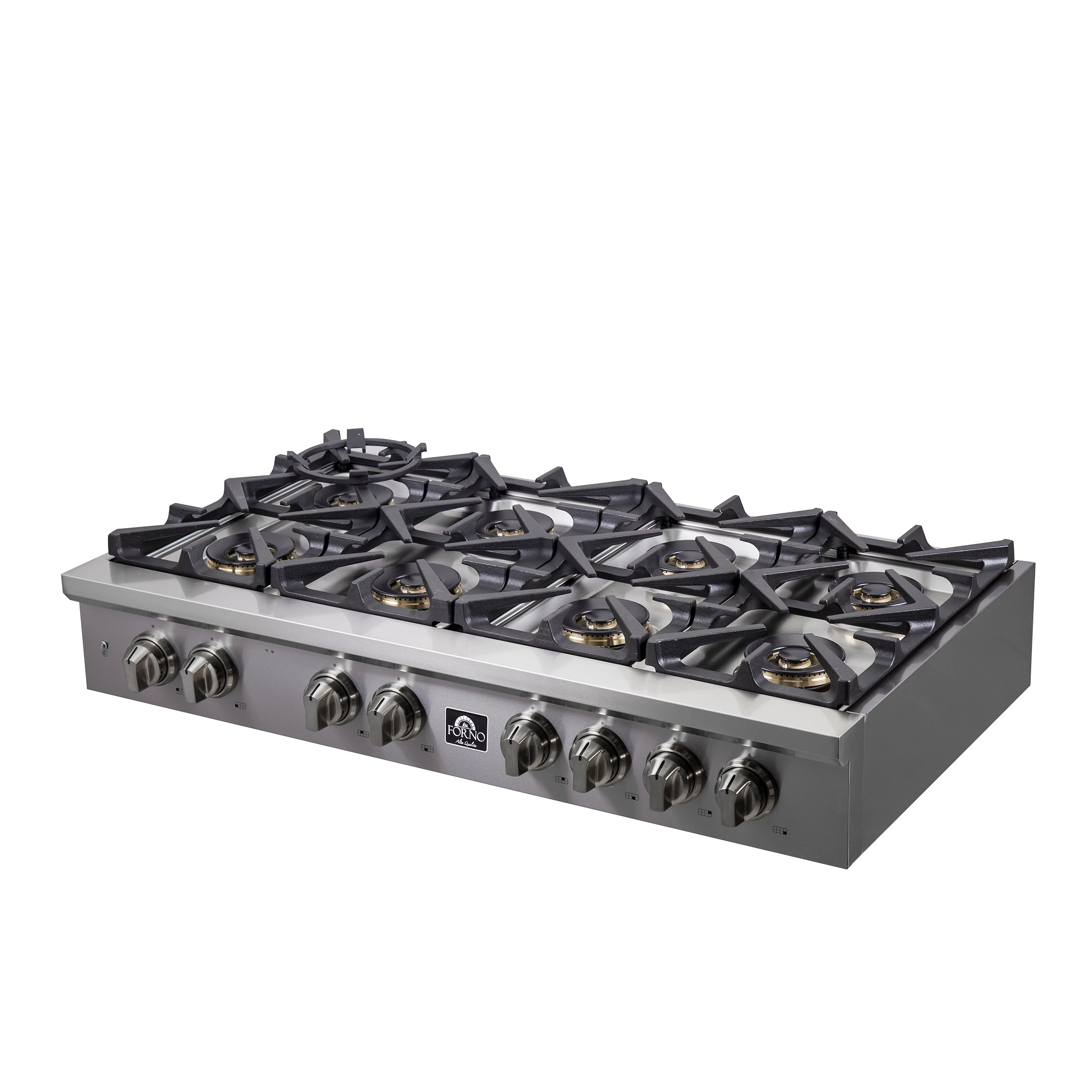 Spezia Alta Qualita 48-Inch Pro-Style Gas Rangetop, , 8 Sealed Burners, Continuous Cast Iron Grates, High Heat Output FCTGS575148