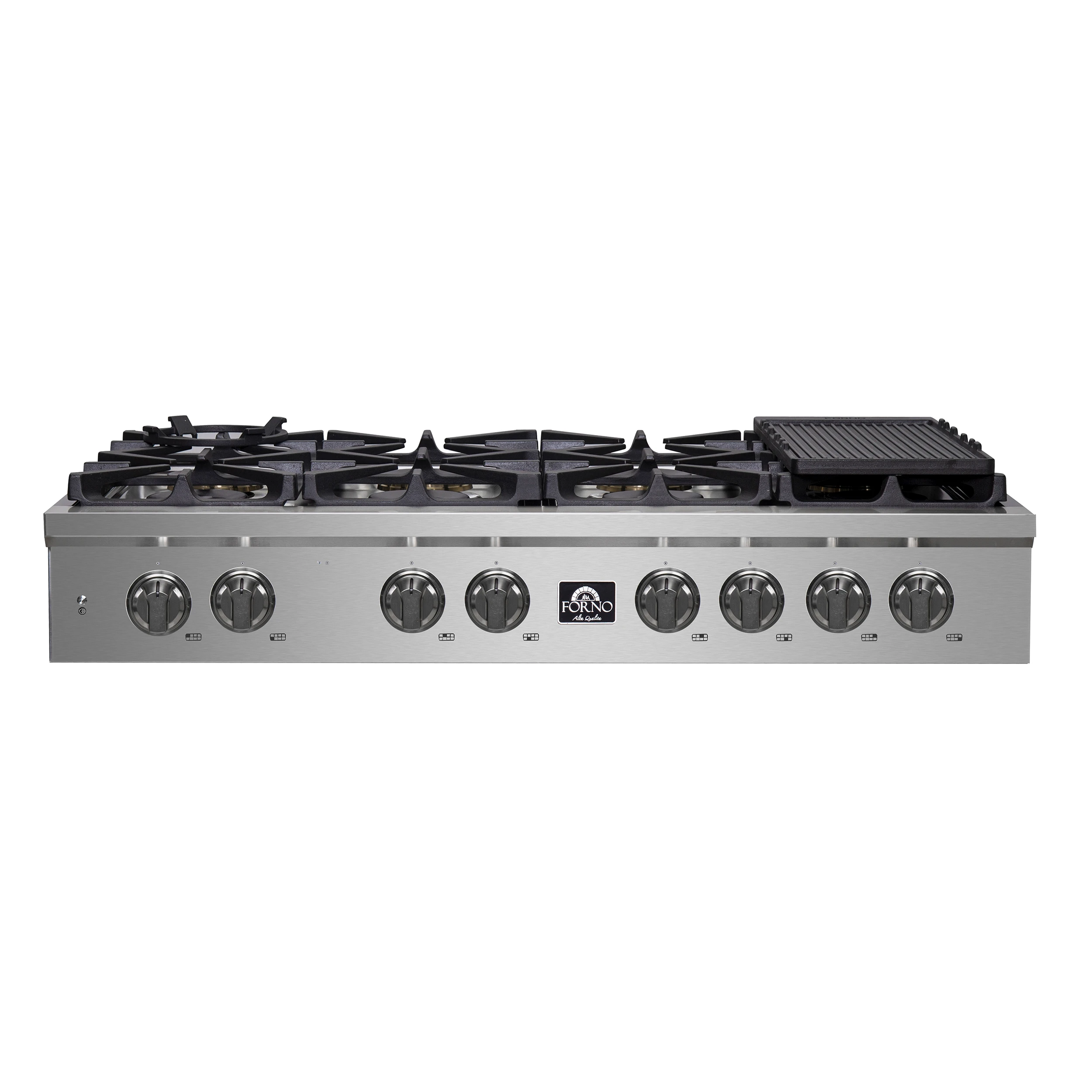 Spezia Alta Qualita 48-Inch Pro-Style Gas Rangetop, , 8 Sealed Burners, Continuous Cast Iron Grates, High Heat Output FCTGS575148