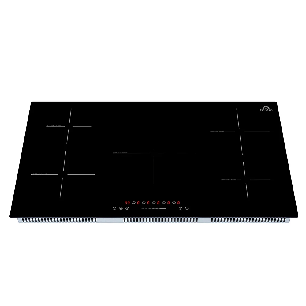 Parco 36-Inch Induction Cooktop, 5 Zones, 10,200W Total Power, Touch Control, 9 Power Levels, Booster Function FCTIN058336