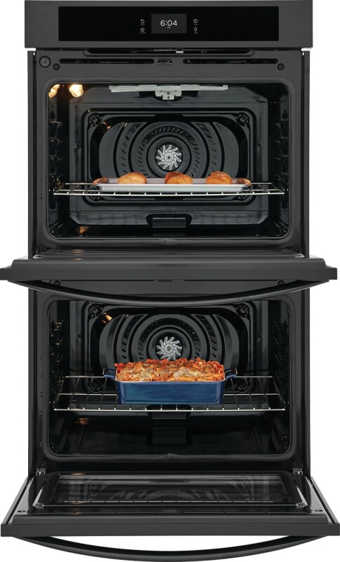 30" Double Electric Wall Oven with Fan Convection view 2
