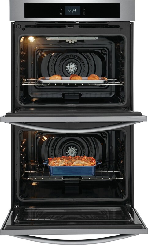 30" Double Electric Wall Oven with Fan Convection view 3