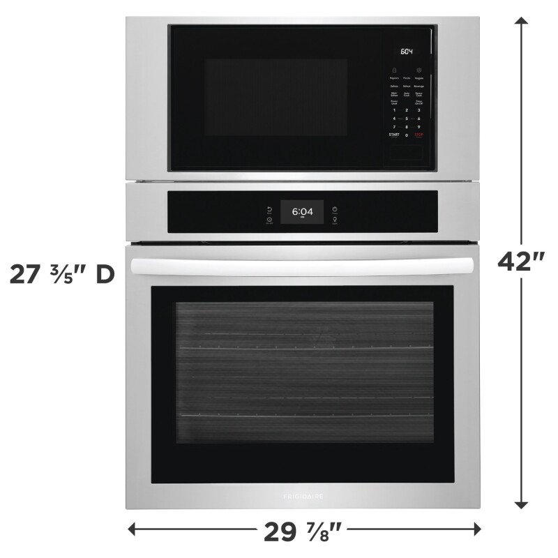30" Electric Wall Oven and Microwave Combination view 4