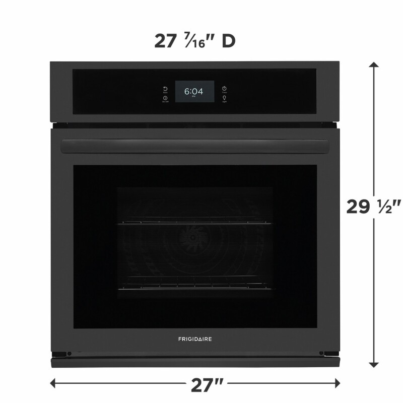 27" Single Electric Wall Oven with Fan Convection view 2