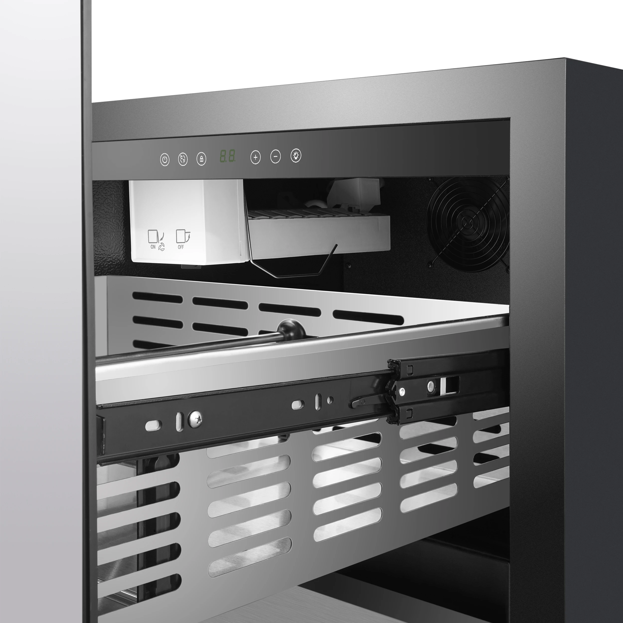 Cosenza 24" Built-In Indoor/Outdoor Drawer Freezer with Ice Maker, 4.69 cu.ft. FDRBI183824S