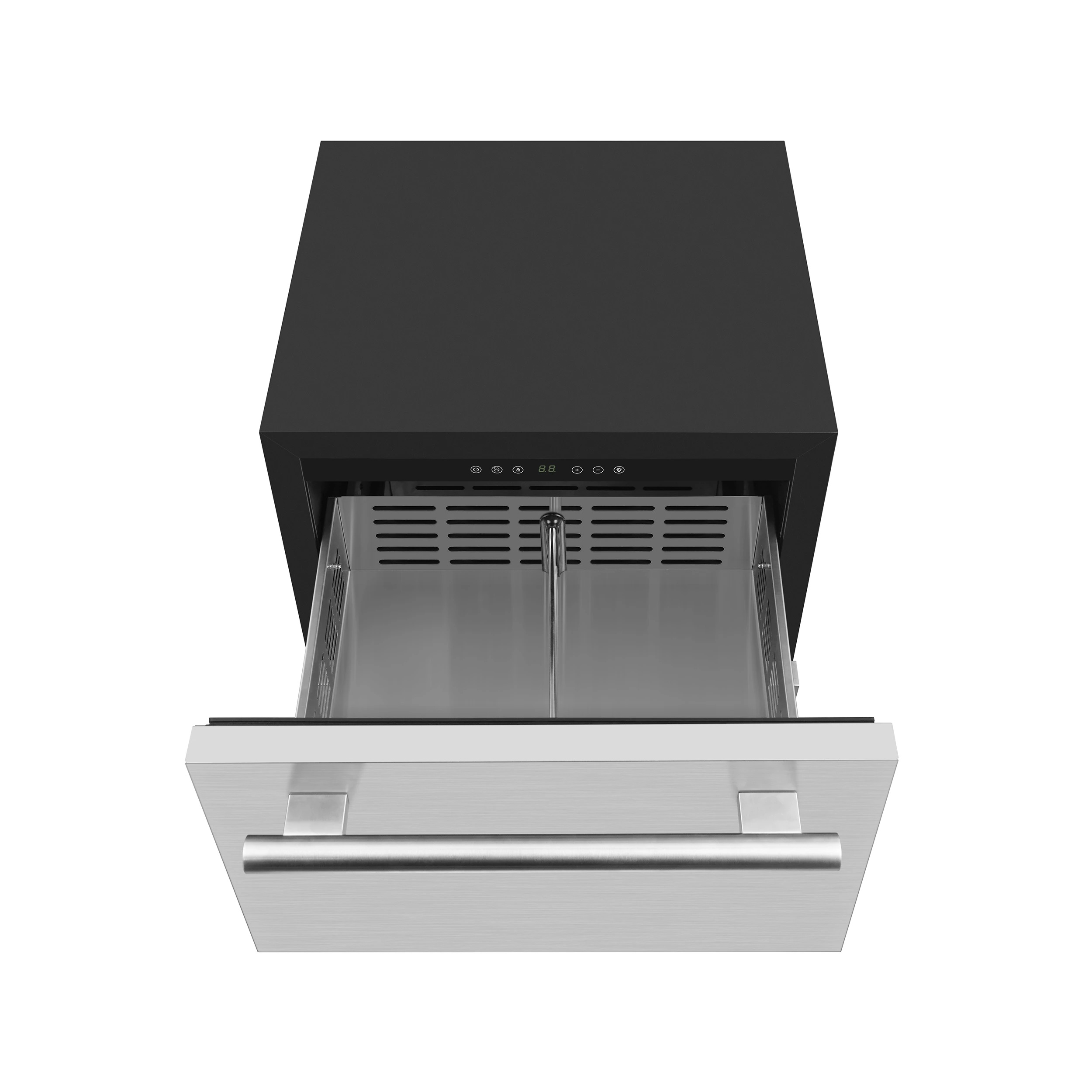 Cosenza 24" Built-In Indoor/Outdoor Drawer Freezer with Ice Maker, 4.69 cu.ft. FDRBI183824S