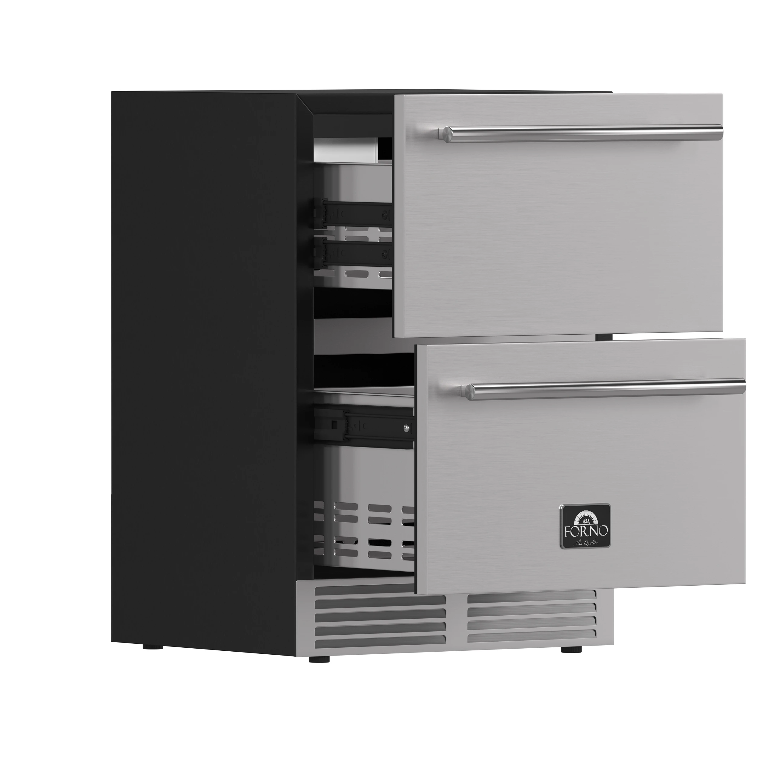 Cosenza 24" Built-In Indoor/Outdoor Drawer Freezer with Ice Maker, 4.69 cu.ft. FDRBI183824S