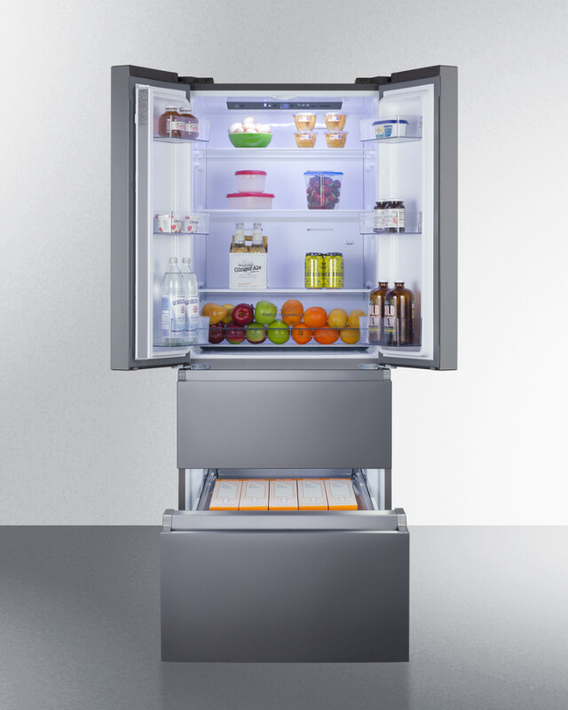 27.5" Wide French Door Refrigerator-Freezer FDRD152PL
