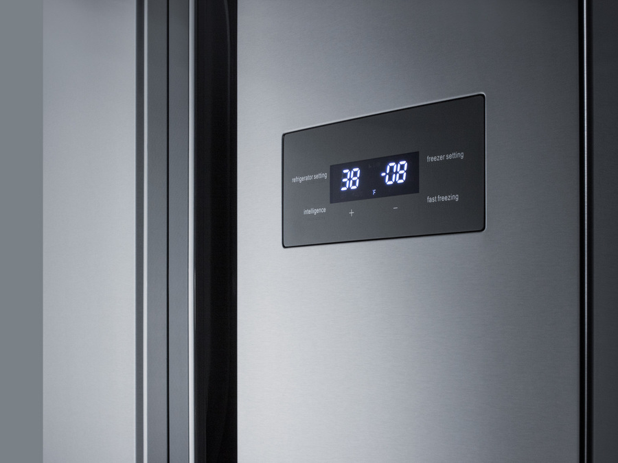 27" Wide French Door Refrigerator-Freezer FDRD15SS