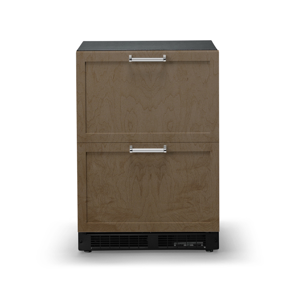 24"W. SS Panel - Drawer, Solid W/Slim Handle CDPUD524SS