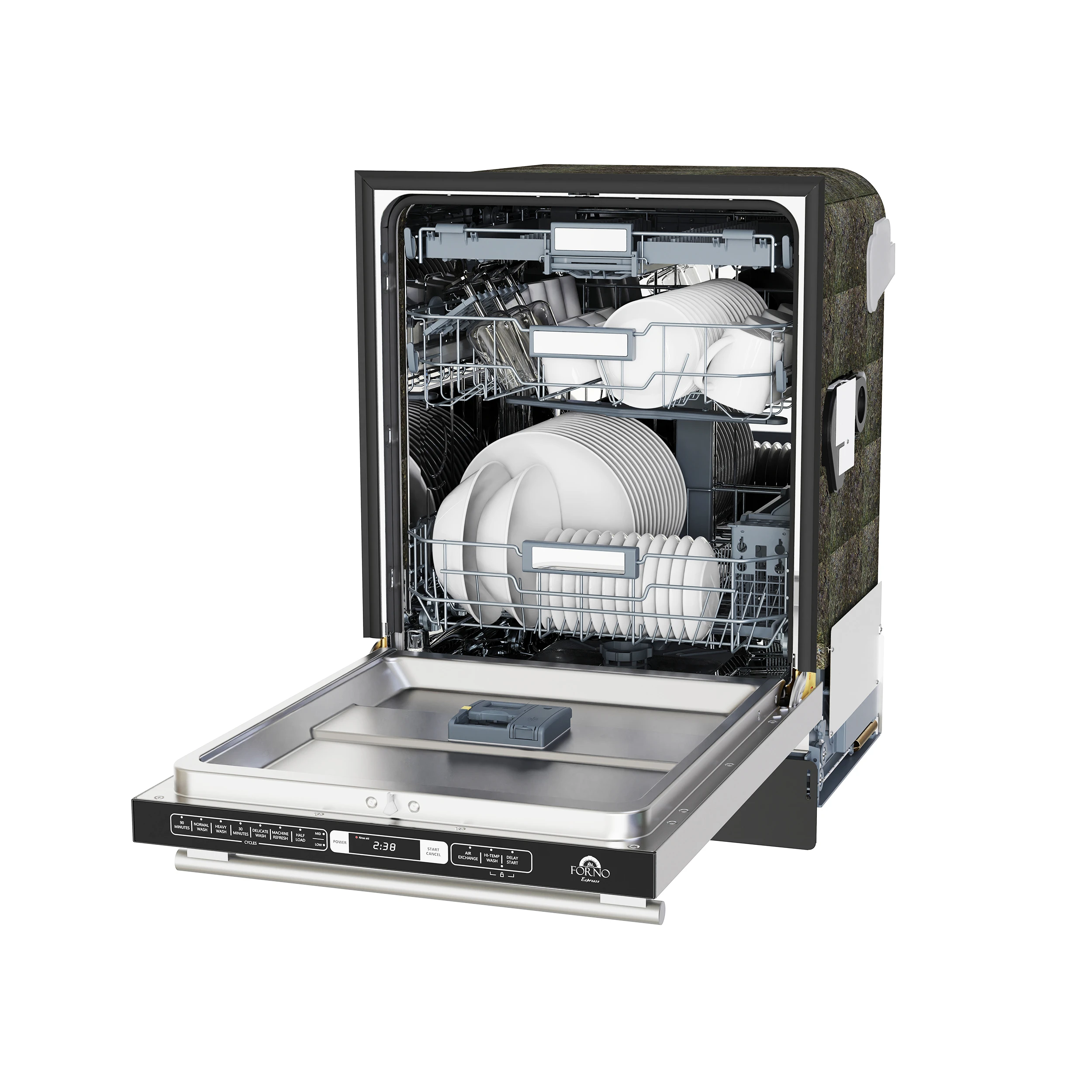 Romano 24-Inch Built-In Dishwasher, Finish, Tub, 49 dBA, Energy Star Certified FDWBI803524S