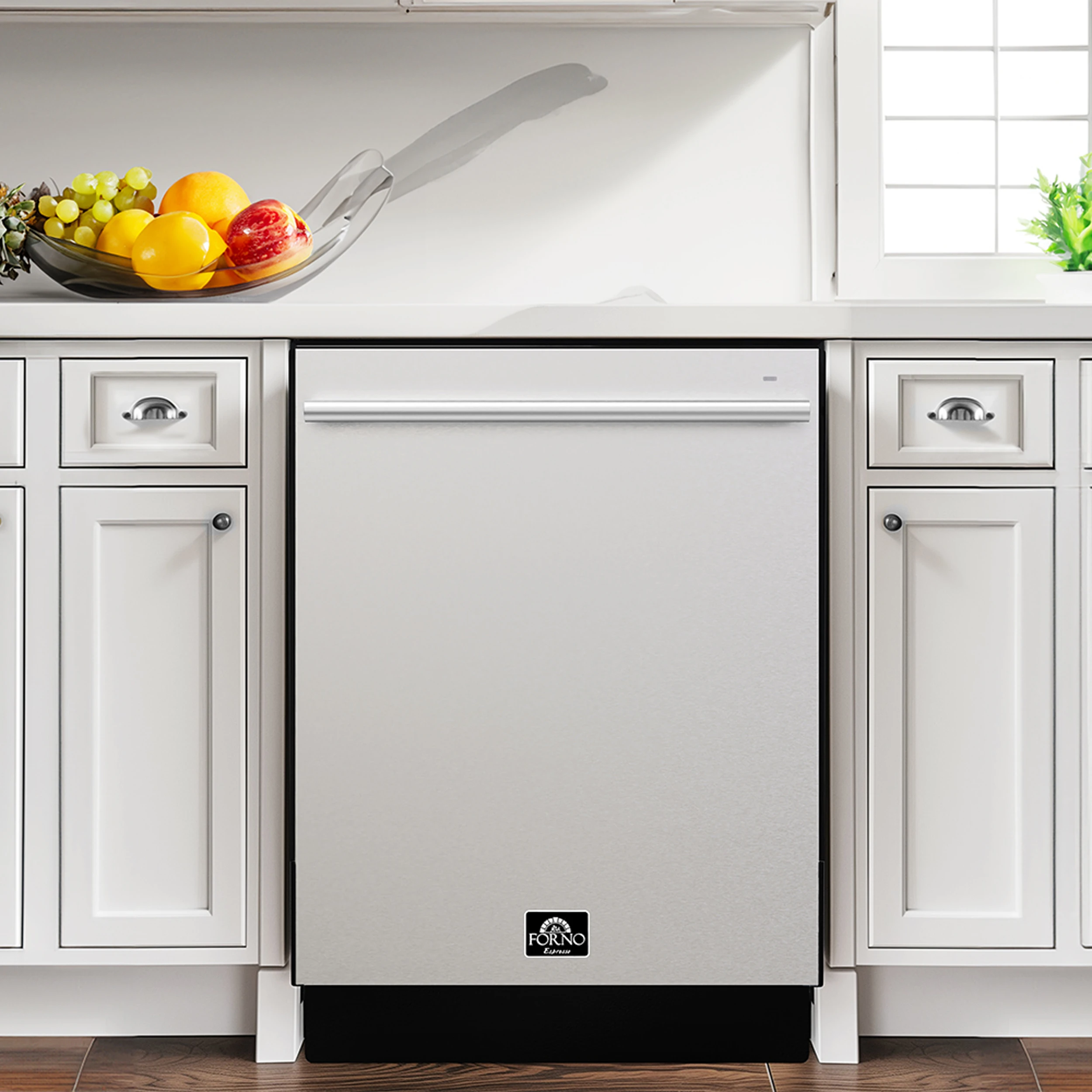 Romano 24-Inch Built-In Dishwasher, Finish, Tub, 49 dBA, Energy Star Certified FDWBI803524S