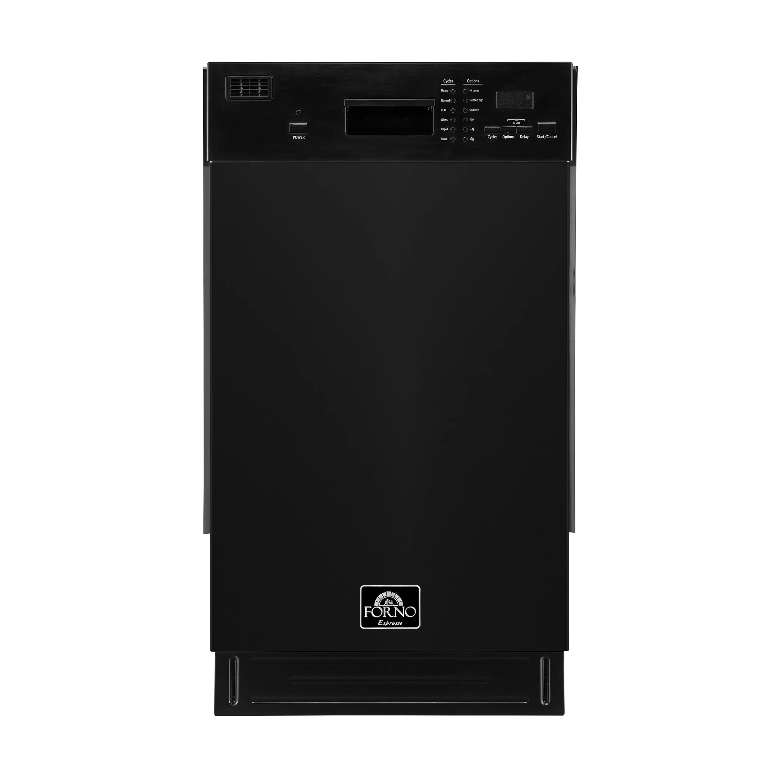 Polo 18-Inch Built-In Dishwasher, 8 Place Settings, ENERGY STAR Certified, 52 dBA FDWBI804118BLK