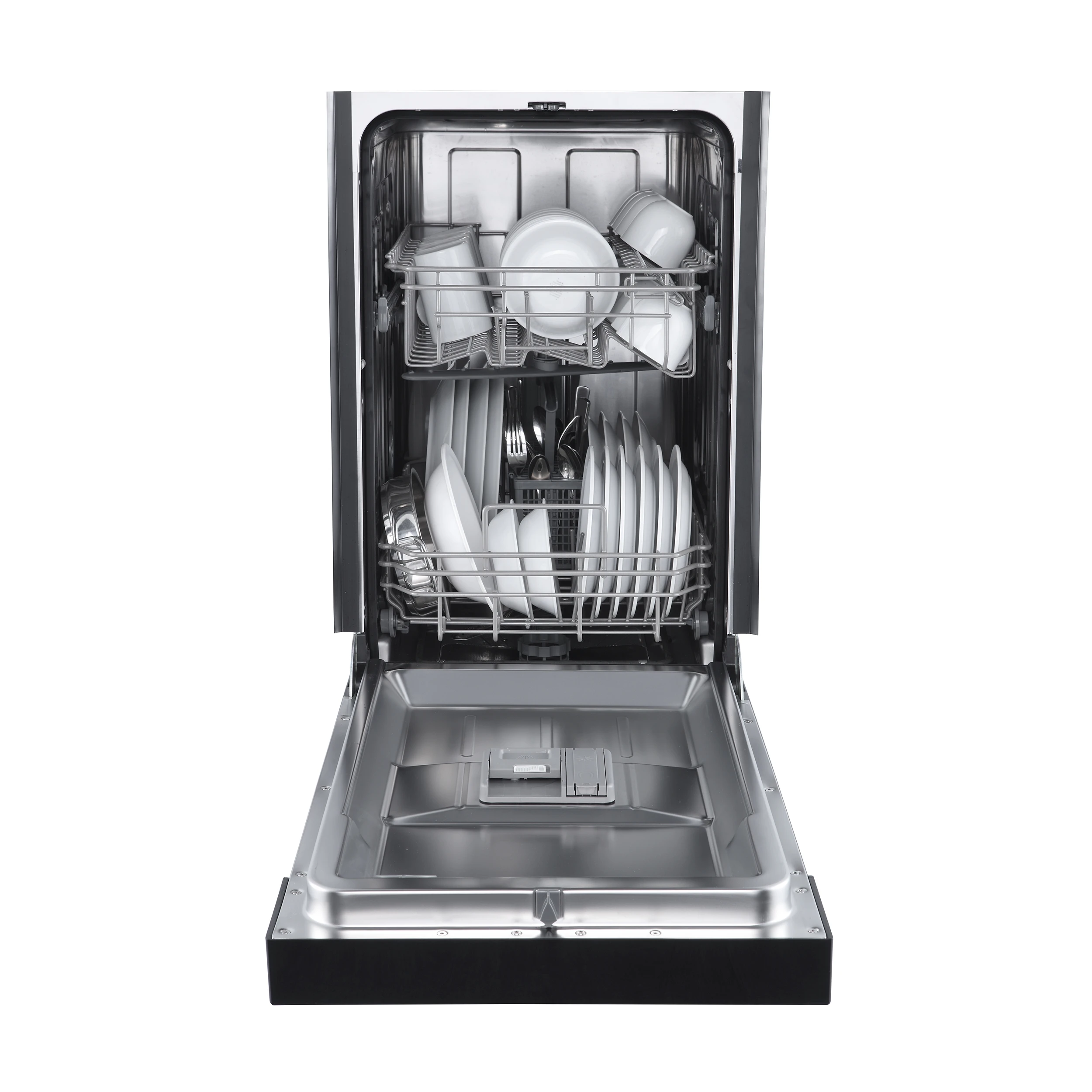 Polo 18-Inch Built-In Dishwasher, 8 Place Settings, ENERGY STAR Certified, 52 dBA FDWBI804118BLK