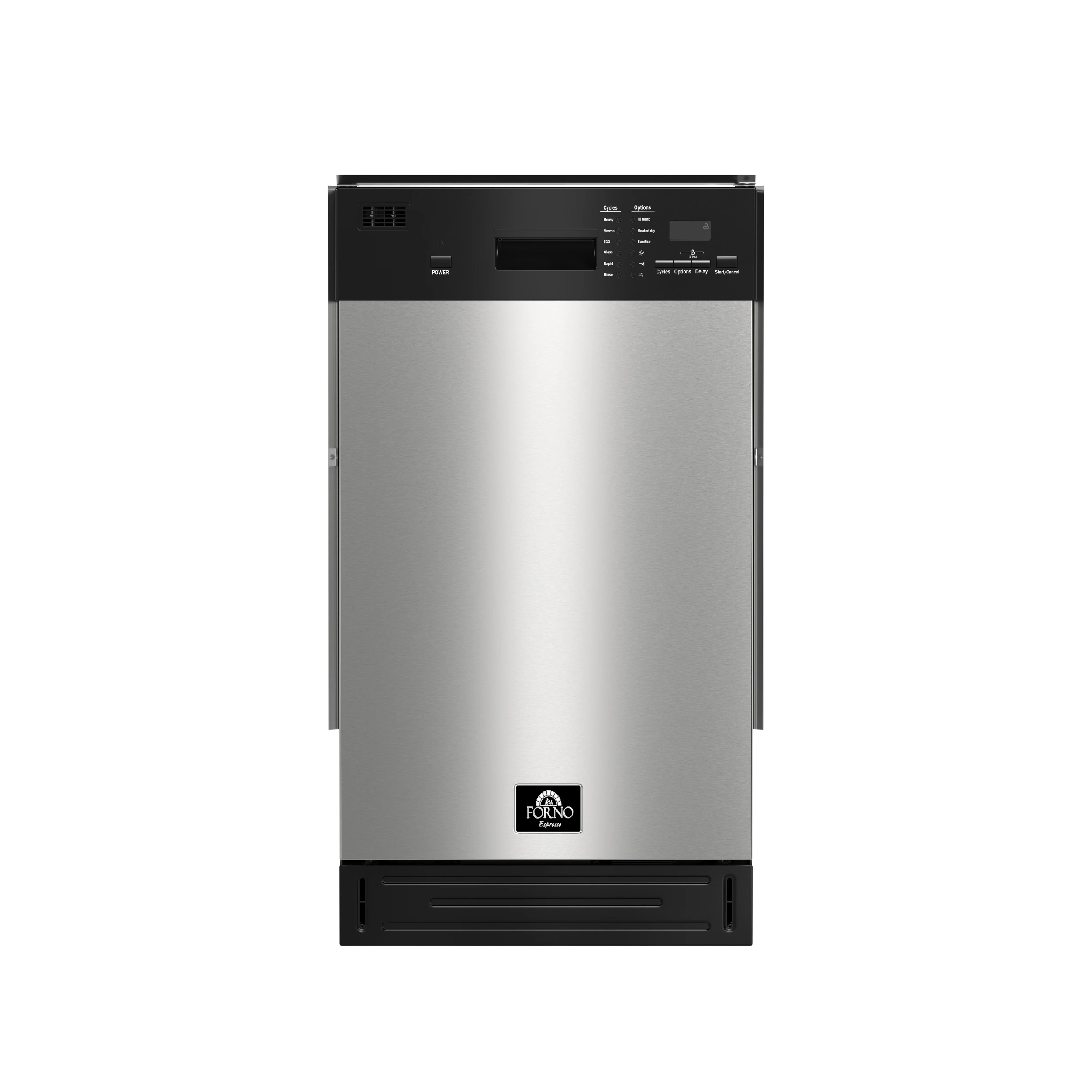 Polo 18-Inch Built-In Dishwasher, 8 Place Settings, ENERGY STAR Certified, 52 dBA FDWBI804118S