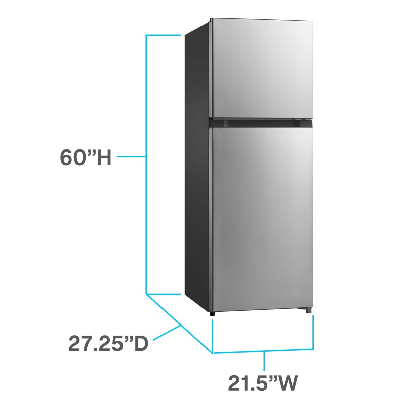 Frost-Free Apartment Size Refrigerator, 10.1 cu. ft. FF1010D0W, product image 3 of 12