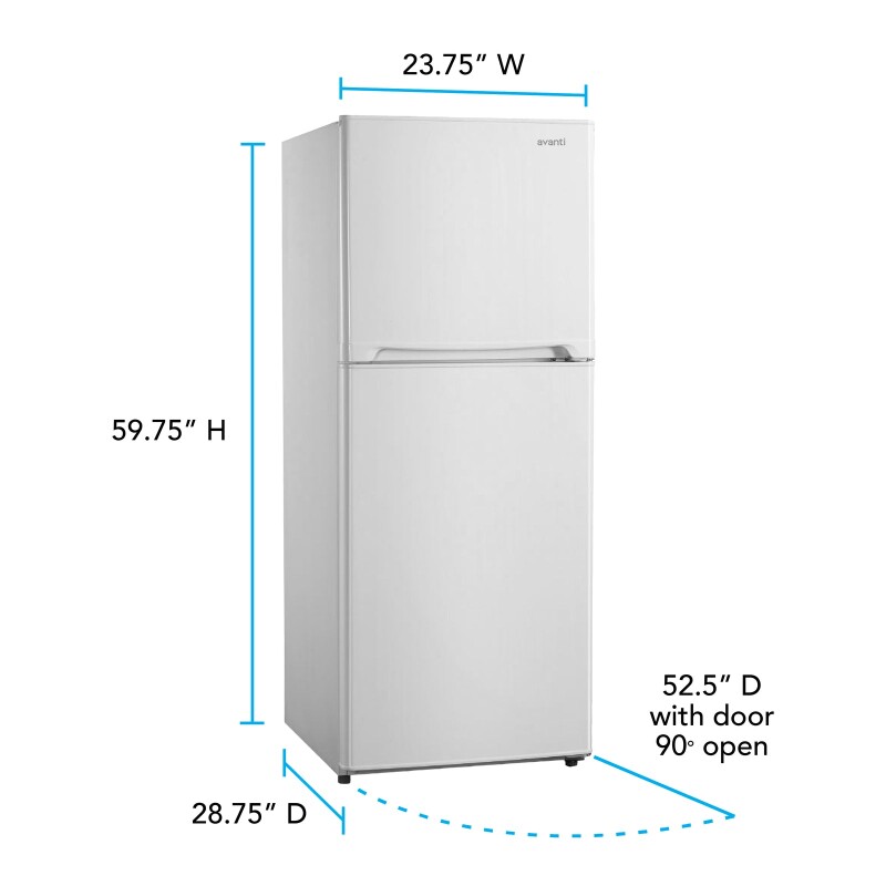 Avanti 11.6 cu. ft. Apartment Size Refrigerator view 2